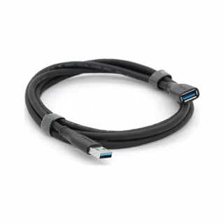 Дата кабель USB 3.0 AM/AF 1.5m black VEGGIEG (YT-3.0AM\AF-1.5BL)