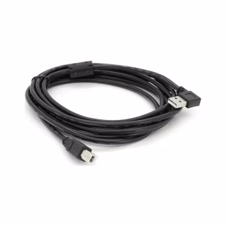Кабель для принтера USB 2.0 AM/BM 2.0m 90° corner black Ritar (YT-AM/BM90°-2.0B)