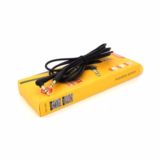 Кабель мультимедийный 3.5mm M to 3.5mm M 2.0m black iKAKU (YT-AUXGJ(M)/(M)-KSC-522-B)