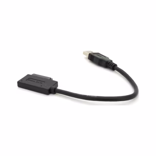 Переходник USB 3.0 AM to Slimline SATA 13 pin 0.12m for ODD black Voltronic (YT-C3.0-SATA/0.12)