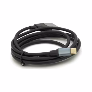 Кабель мультимедійний USB-C to HDMI M 1.8m 4K60Hz black Voltronic (YT-HDMI (M)-Type-C (M)-B)