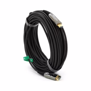 Кабель мультимедійний HDMI M to HDMI M 20.0m V2.0 4K UHD black VEGGIEG (YT-HDMI(M)/(M)HA-20/19719)