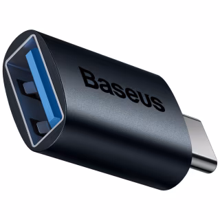 Перехідник OTG USB 3.1 AF to USB-C blue Baseus (ZJJQ000003)