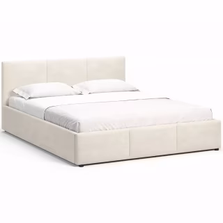 Ліжко м'яке, MyBed Nela, 160х200, Бежева, з підйомним механізмом