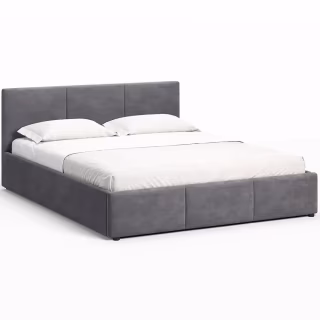 Кровать мягкая, MyBed Nela, 160х200, Серый, с подъемным механизмом