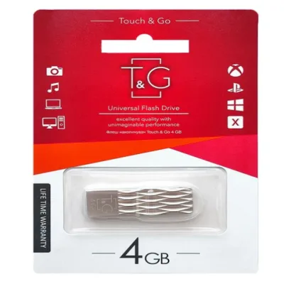 USB флеш накопитель T&G метал серия 4GB/ TG103 (Гарантия 3года)