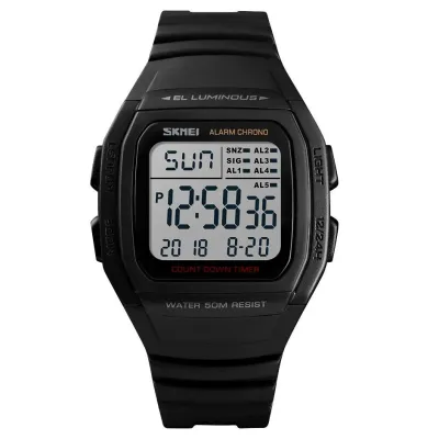 Годинник наручний SKMEI 1278BK, BLACK, 11375