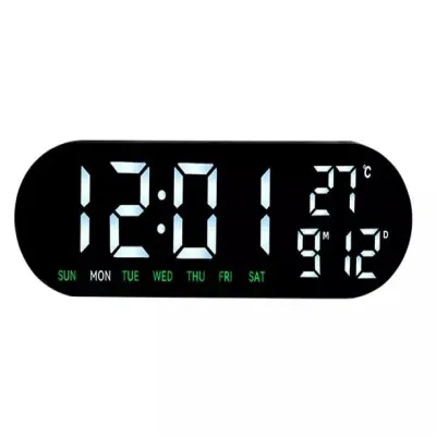 Часы электронные VST-913-6, белые, температура, USB