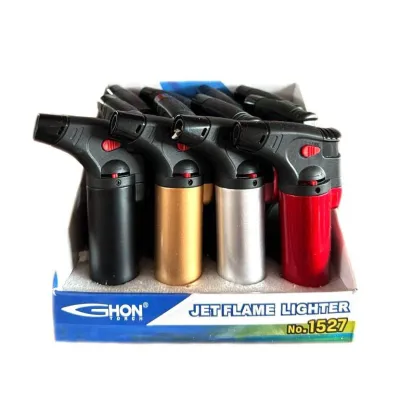 Пальник газовий 1527B кишеньковий металік БЕЗ ГАЗА