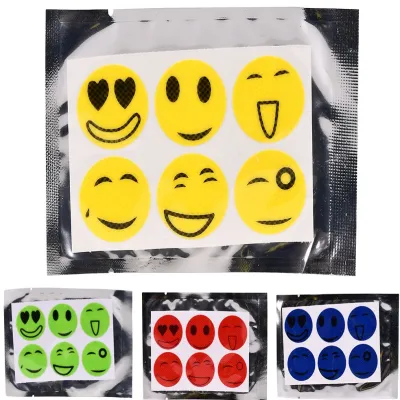 Наклейки от комаров и насекомых детские "Smile" 6шт/л (до 72часов) MH-5155