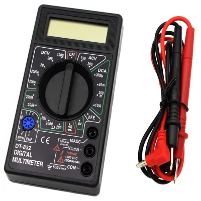 Мультиметр DT-832 (Тестер) звуковая прозвонка