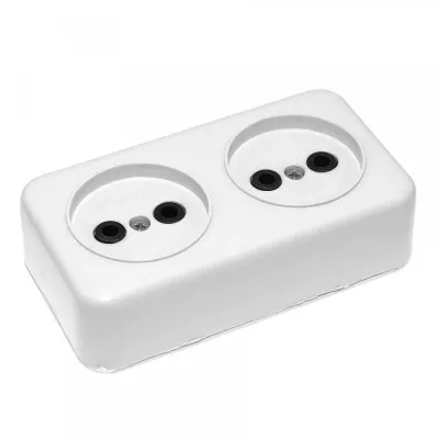 Колодка під подовжувач ЕМР на 2 гнізда, 10 А-220V