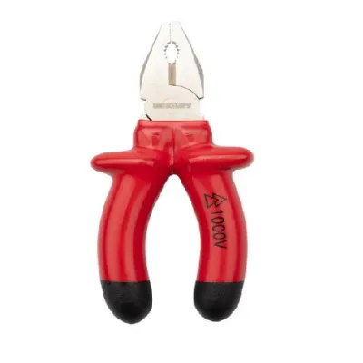 Плоскогубцы 1000V с прорезиненными ручками средние 17см Red