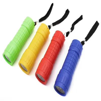 Ручной фонарь уголь 2 цветные YX-803, 3хAAA, 9 LED