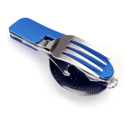 Туристический столовый прибор 6 в 1 L53 Синий