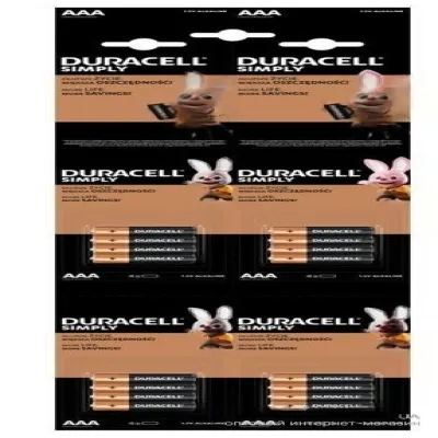 Батарейка Duracell LR3/AAA 20шт