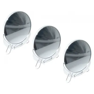 Зеркало двустороннее металлическое №7  (диаметр –16,5см)