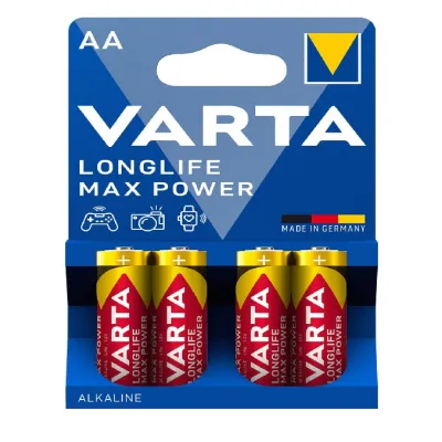 Батарейка Varta MAX POWER LR6/AA/ ALKALINE 4шт