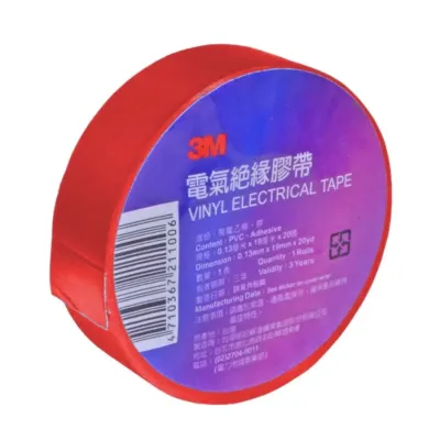 Изолента 3М / 19м красный