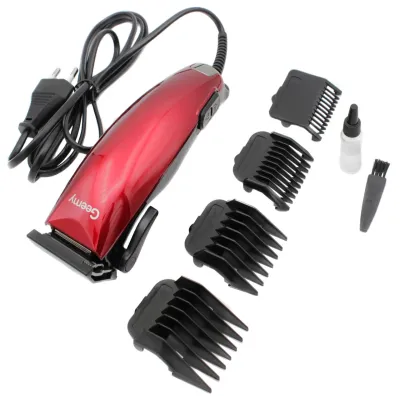 Машинка для стрижки Geemy GM-1035, 4 насадки для стрижки.
