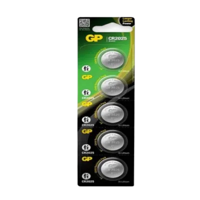Батарейки-Таблетки GP CR2025 / 3V блистер 5шт. ОРИГИНАЛ