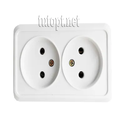 Розетка двойная накладная - наружная Ingelec , 10А-220V