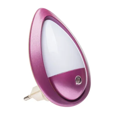 Ночник LED в розетку с датчиком освещения Капля