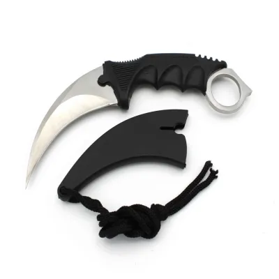 Нож Керамбит "Серебро" / 19см / 8см