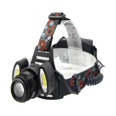 Налобный фонарь Bailong BL-862-T6, Акк., 1xT6, 2xCob, 5193