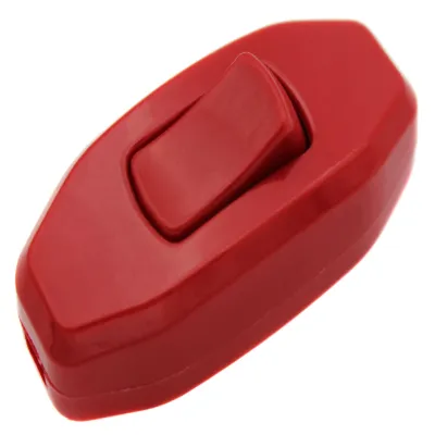 Выключатель на бра DE-PA 6A 250V Красный