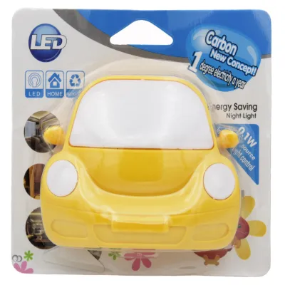 Ночник LED в розетку с выключателем "Машинка" 220V 3 LED