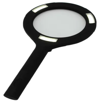 Лупа с подсветкой Magnifier 419, COB, 82мм