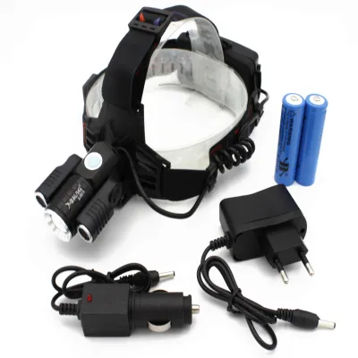 Налобний ліхтар W602-T6, Акк., 1xT6 2XPE, Zoom, 220V