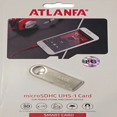 Флешка Atlanfa 8GB AT-U3. Гарантия 1 год