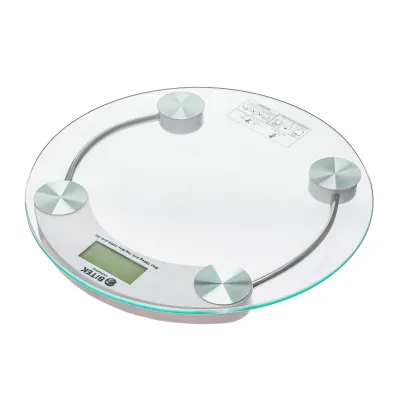Весы напольные прозрачные до 180кг 2003A / круглые