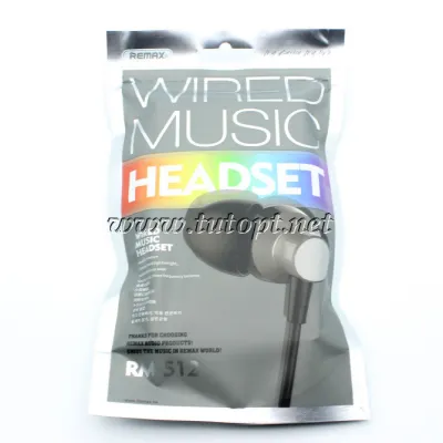 Вакуумные наушники-гарнитура Remax RM-512 с микрофоном