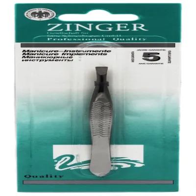 Пінцет для брів прямий Zinger 9 см 1733