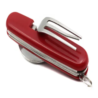 Туристичний столовий прилад, червоний, A674 малий