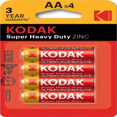 Батарейка KODAK Super Heavy Duty R6/AA солевая Блистер 4шт