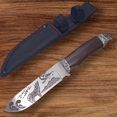 Нож охотничий Медведь FB 1530 / 29см / 14см