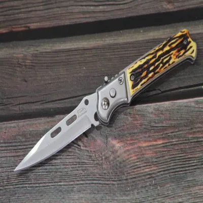 Нож выкидной, кость 045-2, 7.5см