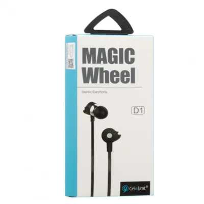 Вакуумные наушники-гарнитура Celebrat D1 Черные