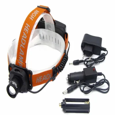 Налобный фонарь XQ036, Акк., T6, сенсор