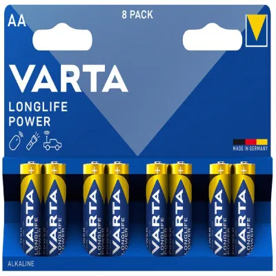 Батарейка Varta LR6/AA Longlife Power Alkaline 8шт