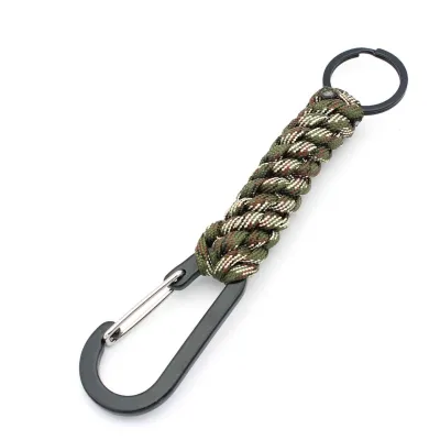 Брелок - Карабин круглый для ключей камуфляж 294