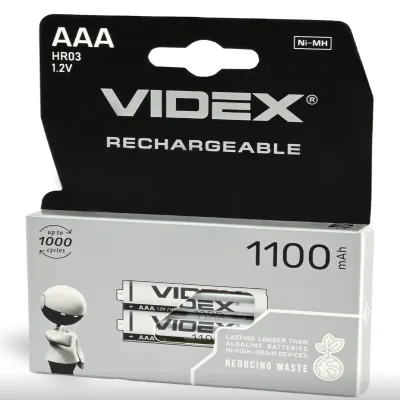 Аккумулятор VIDEX HR03 AAA Ni-MH 1100mAh 1.2V 1 шт.