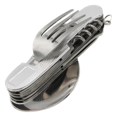 Туристический столовый прибор Серебро L-48 большой