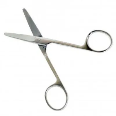 Ножницы тупоконечные, прямые , 140 мм Н-5 "мед сталь"