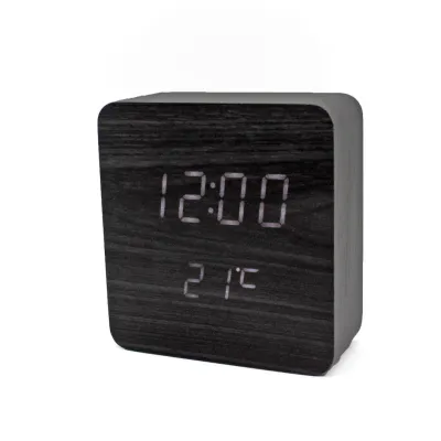 Часы-Будильник VST-872-1-White с температурой и подсветкой