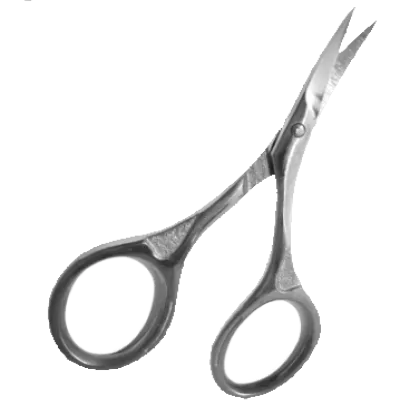 Ножницы для ногтей вертикально - изогнутые, 100 мм НУ-23п мед сталь m24020